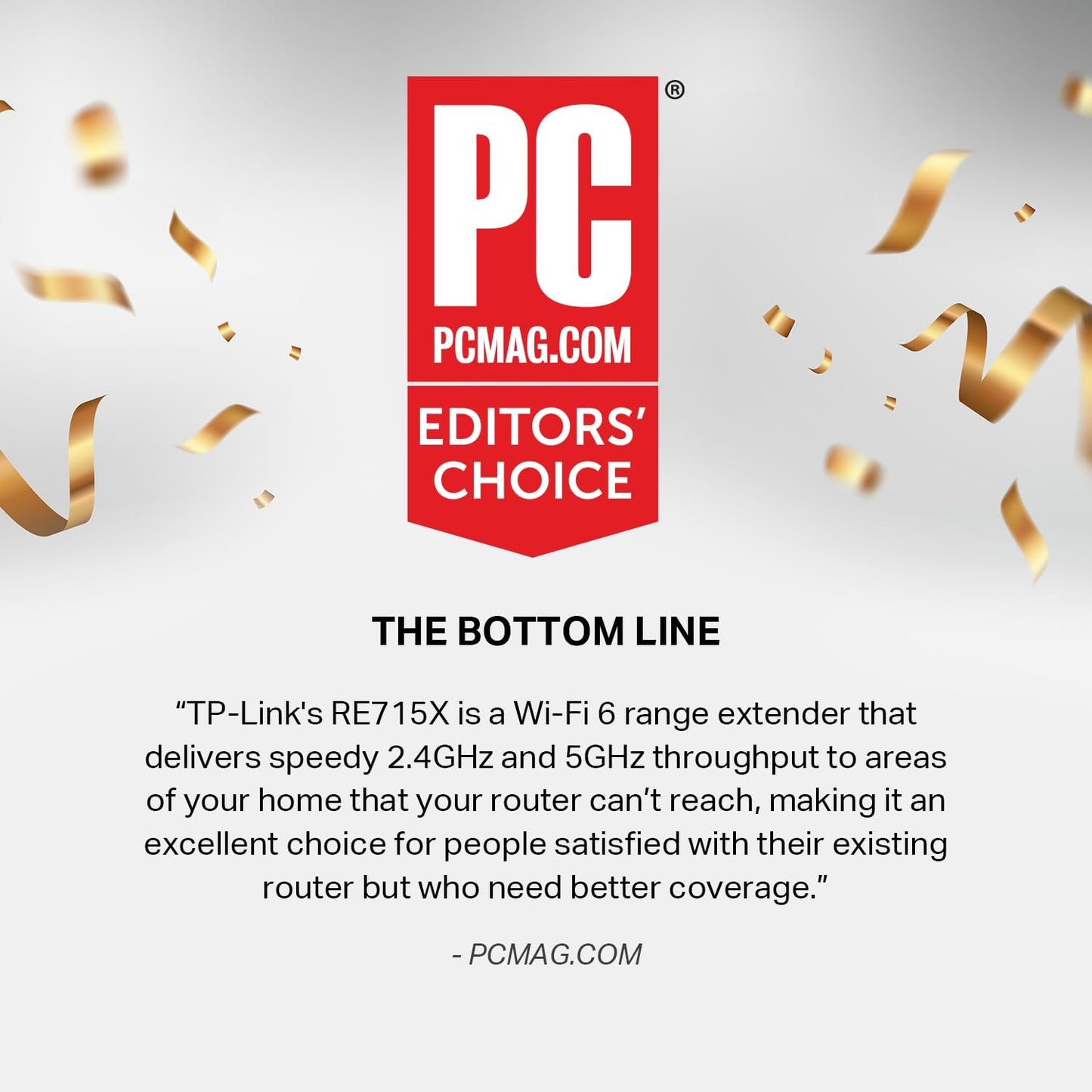 TP-Link RE715X AX3000 WiFi 6 Range Extender - PCMag Editor's Choice