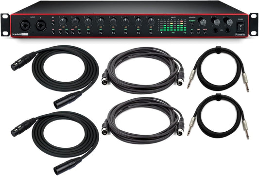 Focusrite Scarlett 18i20 3rd Gen USB Audio Interface Bundle