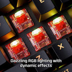 HyperX HX-KB6RDX-US-cr Alloy Origins Mechanical Keyboard - Renewed