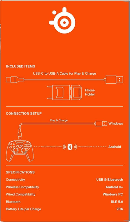 SteelSeries 69076 Stratus+ Bluetooth Android/PC Controller