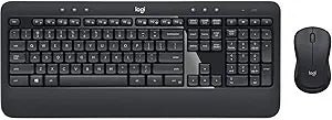 Logitech MK540-cr Wireless Keyboard and Mouse Combo (Renewed)