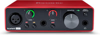Focusrite Scarlett Solo 3rd Gen USB Audio Interface - Recording Bundle