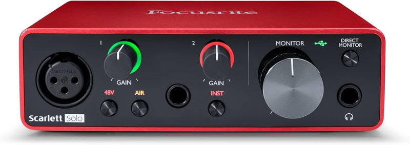 Focusrite Scarlett Solo 3rd Gen USB Audio Interface - Recording Bundle — main product image