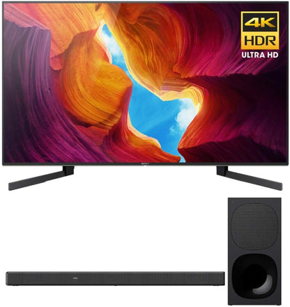 Sony XBR-X950H 55" 4K TV Soundbar Bundle