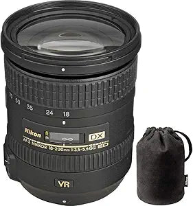 Nikon CRTNK18200G2RB 18-200mm VR II Lens (Renewed)