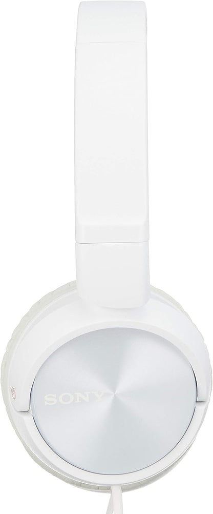 Sony MDRZX310W Foldable Metallic White Headphones