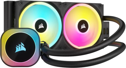 Corsair CW-9061001-WW iCUE Link H100i RGB CPU Cooler