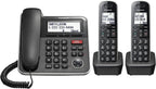 Panasonic KX-TGB852B Corded/Cordless Phone System with Answering Machine
