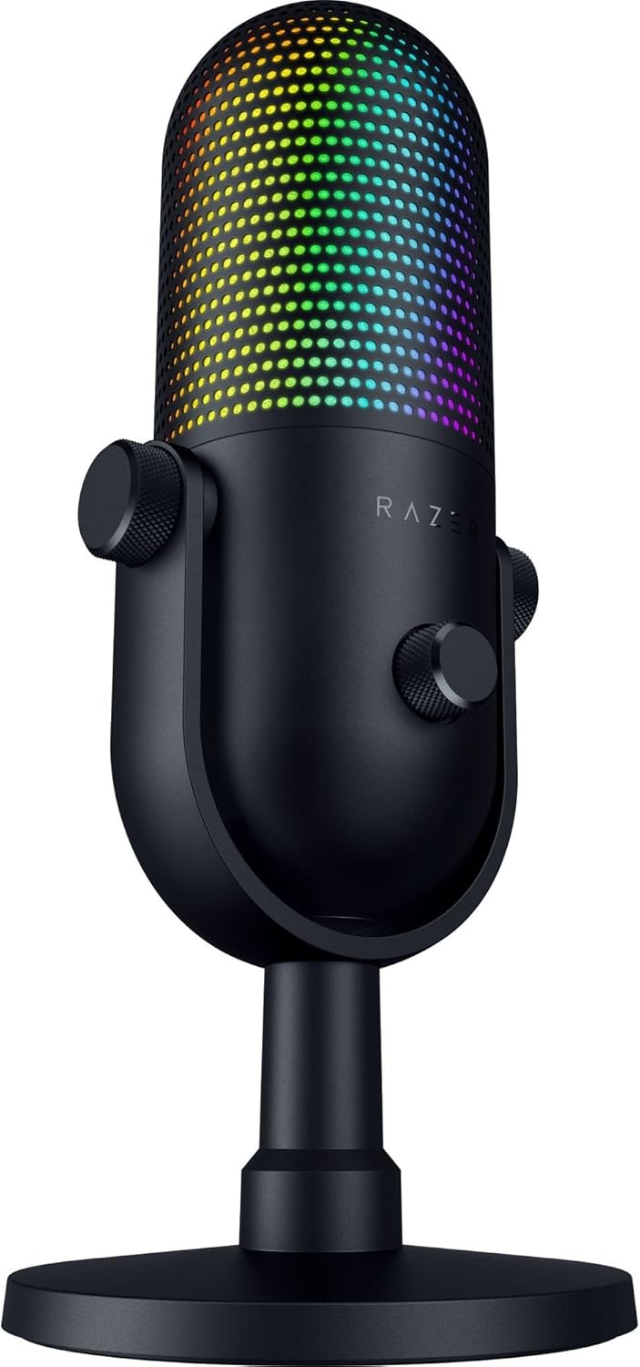 Razer RZ19-05060100-R3U1 Seiren V3 Chroma RGB Streaming Microphone