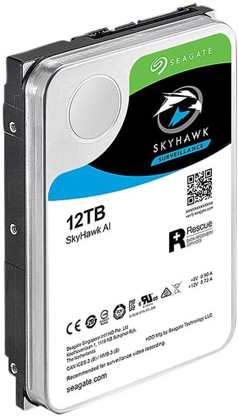 Seagate ST12000VEZ01/001 Skyhawk AI 12TB Surveillance HDD
