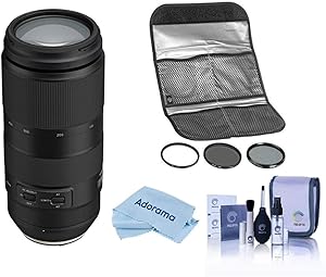 Tamron 100-400mm Canon EF Lens with Filter Kit