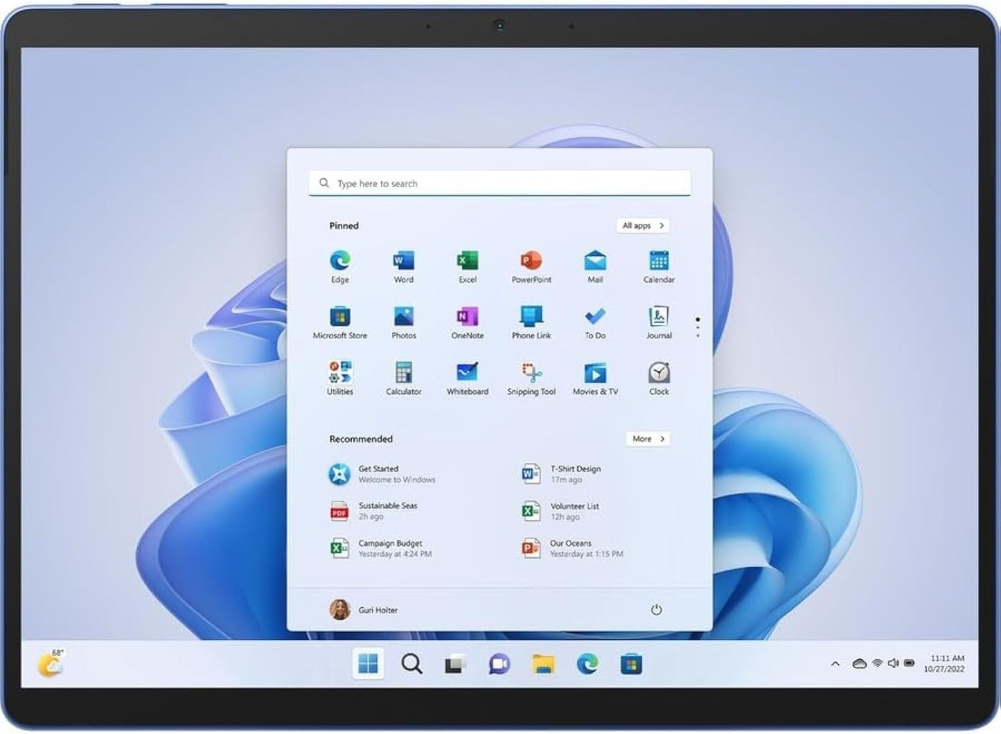 Microsoft QIY-00033 Surface Pro 9 i7 16GB 512GB SSD 13" Tablet