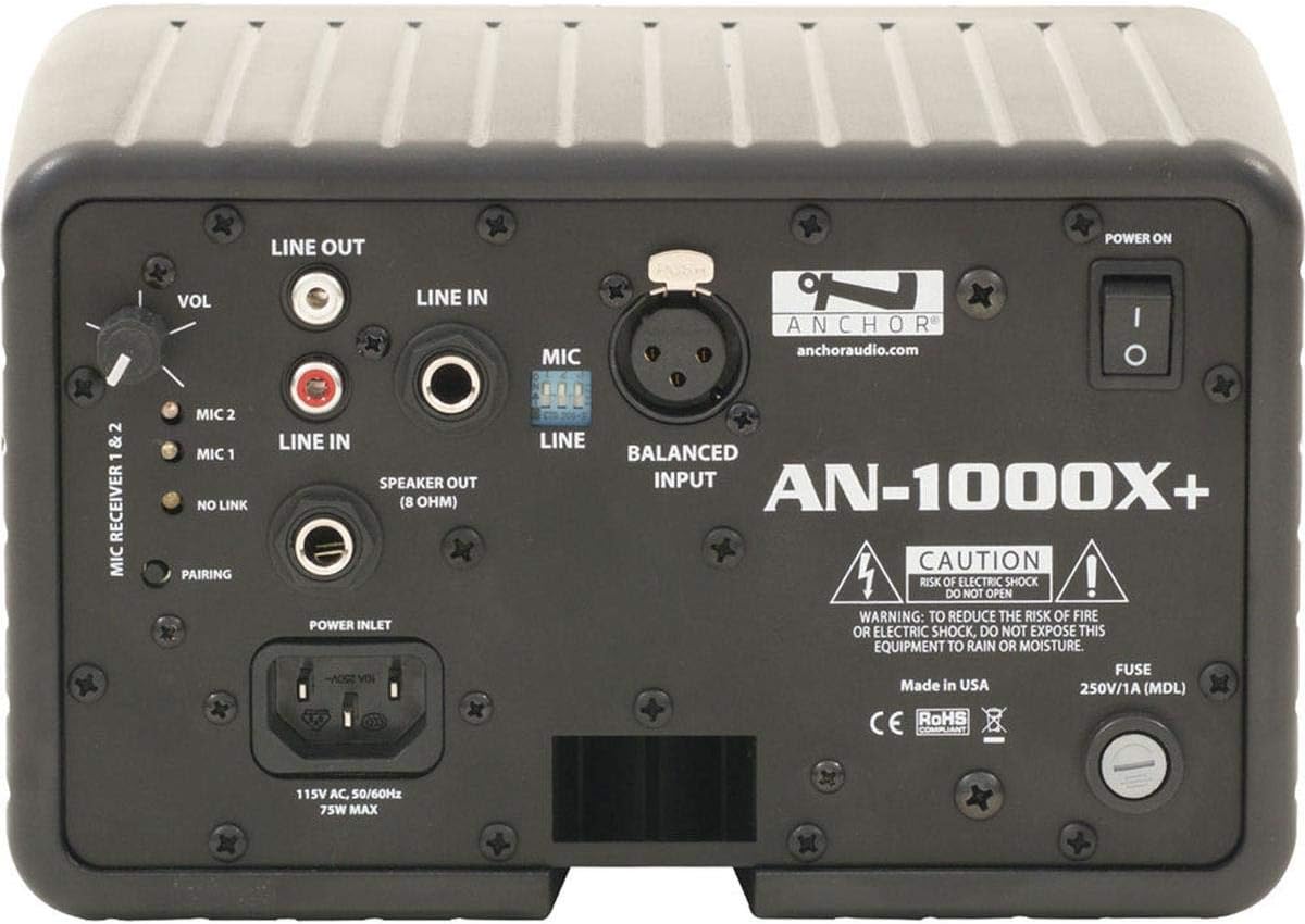 Anchor Audio AN-1000XU2+ Speaker w/ Wireless Receiver