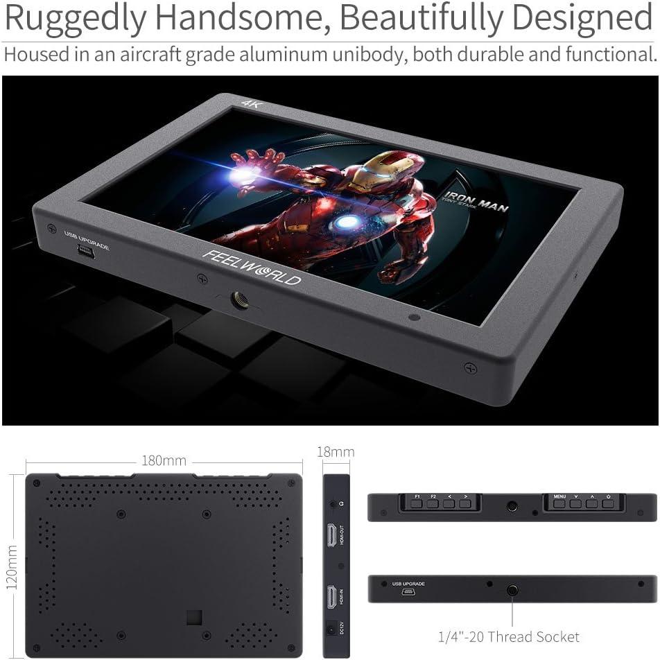 FEELWORLD T7. 7" 4K HDMI Camera Field Monitor