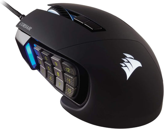 Corsair Scimitar RGB Elite Gaming Mouse (Renewed)