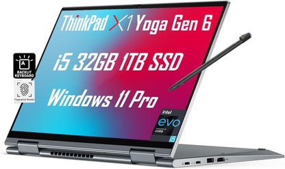Lenovo ThinkPad X1 Yoga Gen 6 14" 2-in-1 Touch Laptop