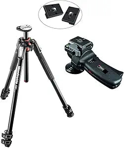 Manfrotto MT190XPRO3 Aluminum Tripod Kit with Joystick Head — main product image