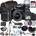 Canon Rebel T100 DSLR Camera 18-55mm Lens Bundle Renewed