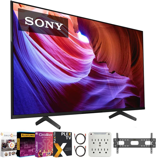 Sony E6SNKD65X85K 65-Inch 4K HDR Google Smart TV Bundle