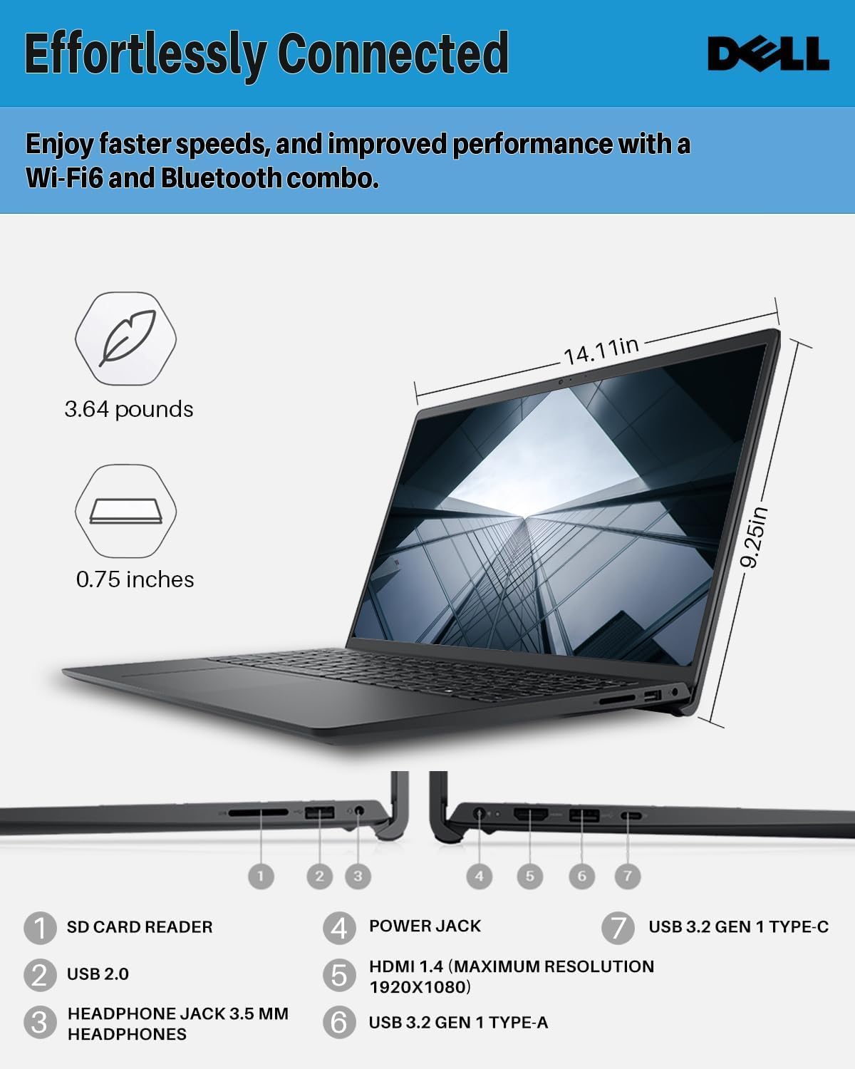Dell Dell Inspiron 15 3530 Laptop i7 64GB 2TB SSD