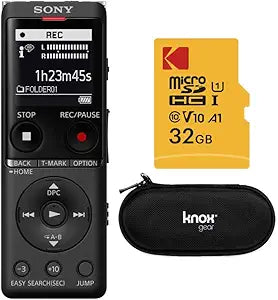 Sony ICDUX570BLK-KTX Digital Voice Recorder Bundle