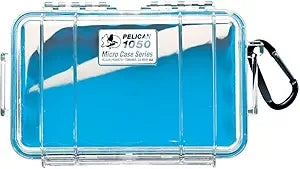 Pelican 1050-026-100 Micro Case Blue/Clear — main product image