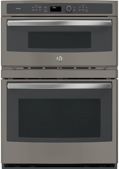 GE PT7800EKES 30" Slate Electric Combination Wall Oven
