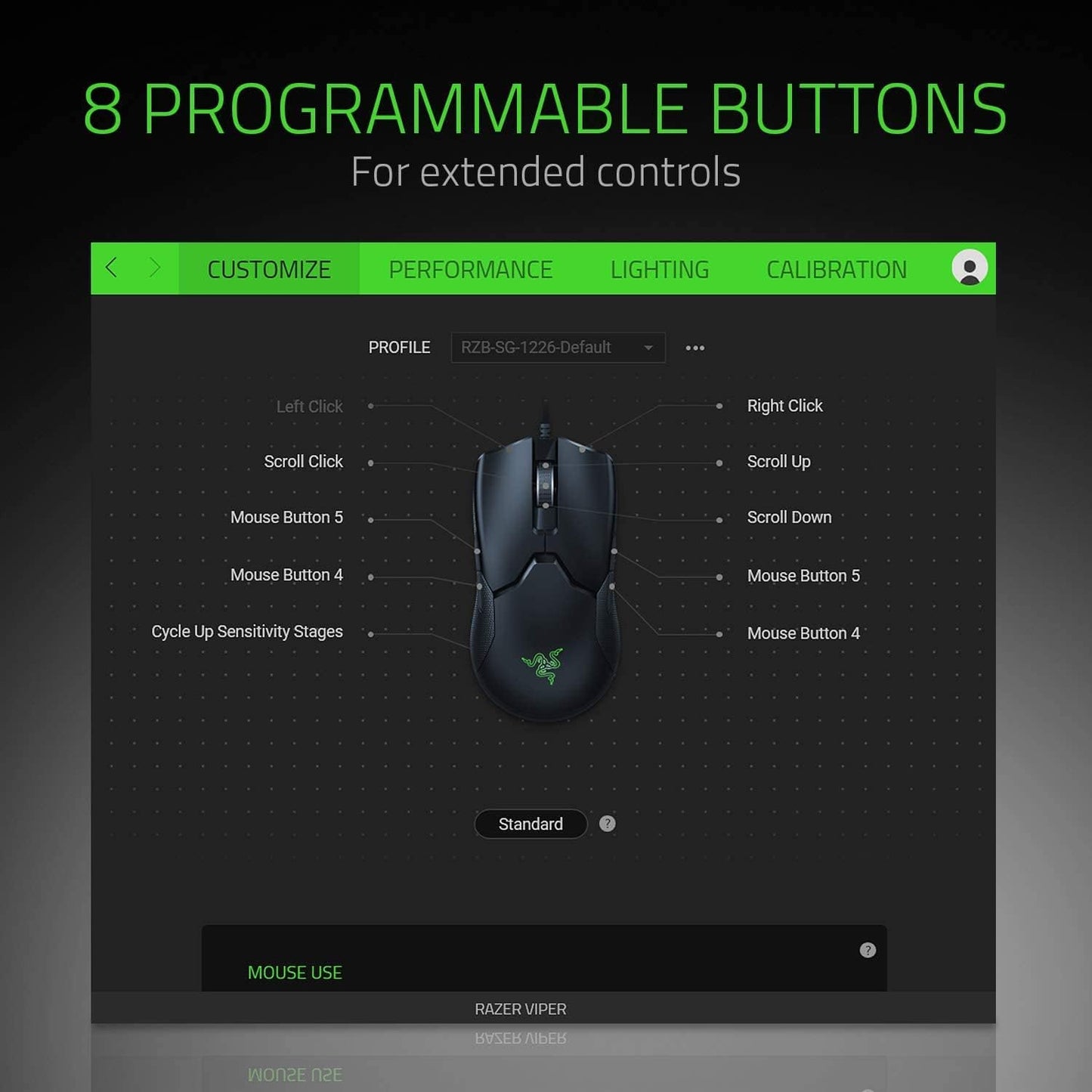 Razer Viper Ultralight Ambidextrous 16000 DPI Gaming Mouse