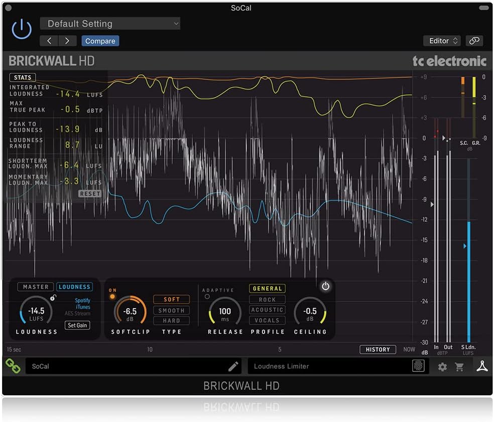 TC Electronic BRICKWALL HD Mastering Limiter Plugin