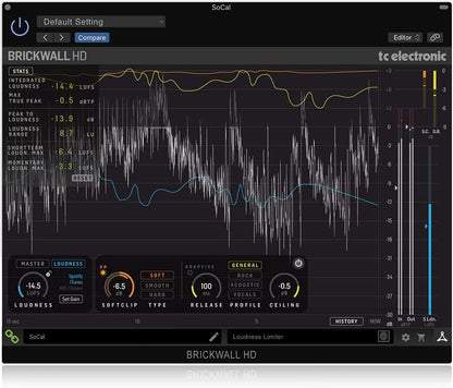 TC Electronic BRICKWALL HD Mastering Limiter Plugin