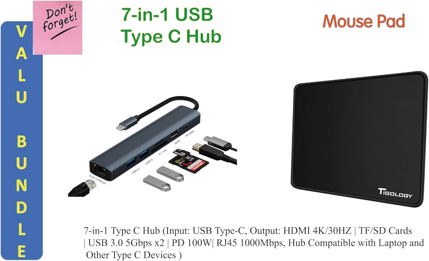 HP 15-fd i5 Touchscreen 1TB SSD Laptop Bundle