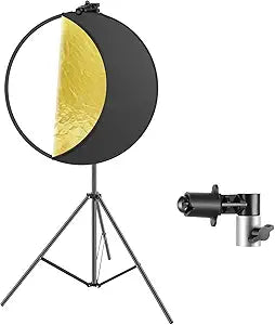 Neewer 90098570 5-in-1 Light Reflector Disc with Stand Kit