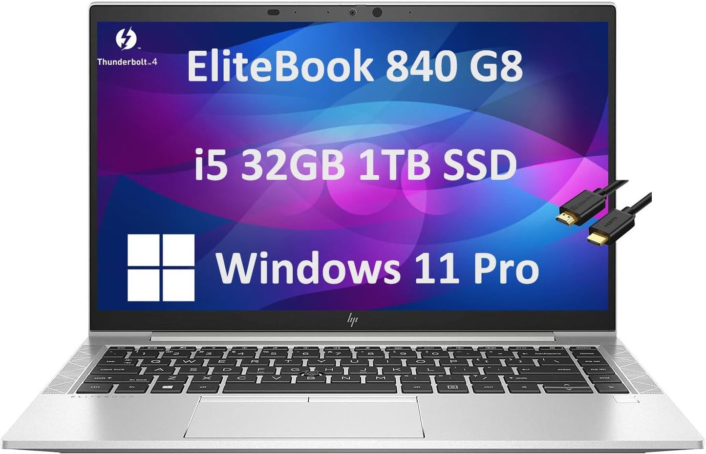 HP Elitebook 840 G8 i5-1135G7 32GB 1TB SSD 14" Win11 Pro Laptop