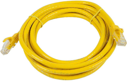 Monoprice 111244 Cat5e Ethernet Cable - 10ft Yellow Flexboot
