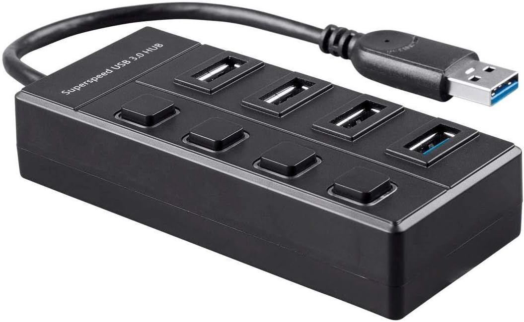 Monoprice 124261 4-Port USB 3.0 Switch Hub