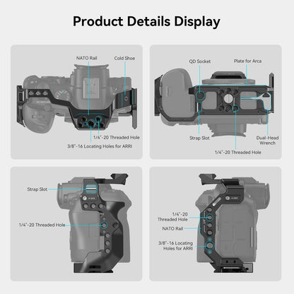 SmallRig 4159-CF-FBA-US R6 Mark II Camera Cage
