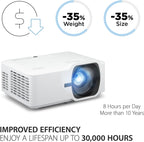 ViewSonic LS740W Laser Projector 5000 Lumens WXGA Zoom Renewed