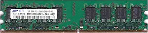 Samsung M378T5663QZ3-CE6 2GB DDR2 667MHz Memory