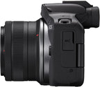 Canon 5811C022 EOS R50 Mirrorless Camera with RF-S 18-45mm & 55-210mm Lenses