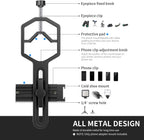 Neewer 40100305 Metal Telescopic Mobile Phone Holder