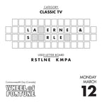Sony Wheel of Fortune 2018 Day-to-Day Calendar