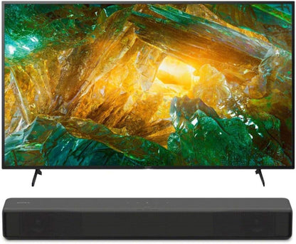 Sony XBR 65X800H 4K Smart TV Bundle - 65-Inch LED, Soundbar
