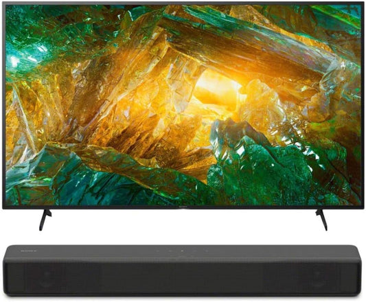 Sony XBR 65X800H 4K Smart TV Bundle - 65-Inch LED, Soundbar