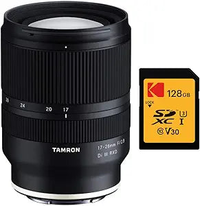 Tamron 17-28mm f/2.8 Di III RXD Lens Sony E Mount Bundle