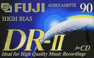 Fujifilm 8541723814 DR-II 90 High Bias Audio Cassette Tape