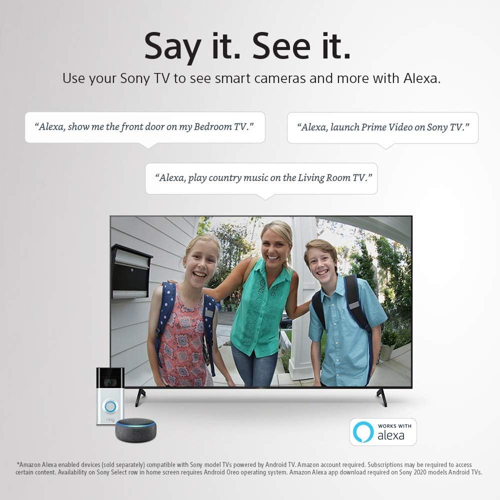 Sony X950H 75" 4K Ultra HD Smart LED TV (Renewed)