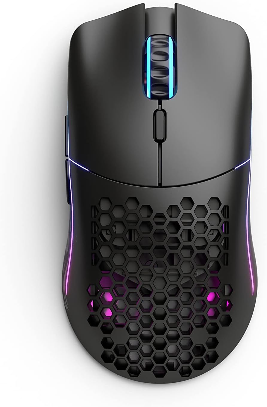 Glorious GLO-MS-OMW-MB Model O- Wireless Gaming Mouse - Matte Black