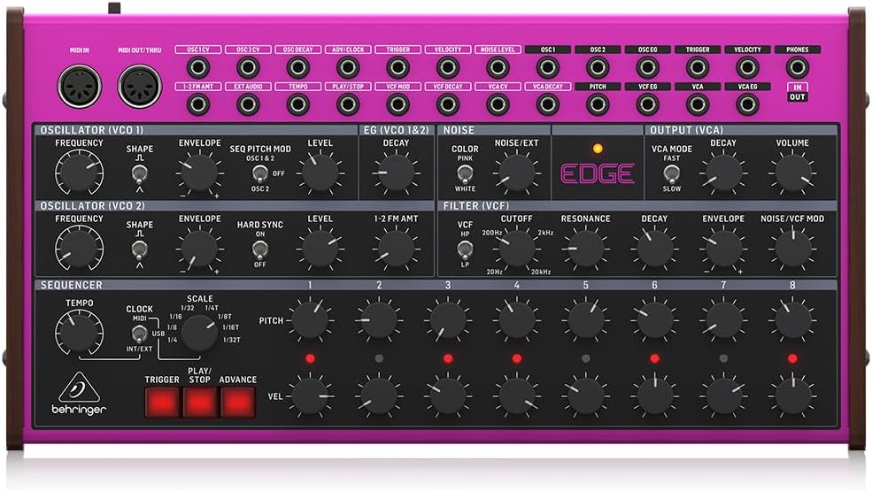 Behringer EDGE Analog Percussion Synthesizer Semi-Modular
