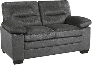 Lexicon Keighly Dark Gray Fabric Loveseat