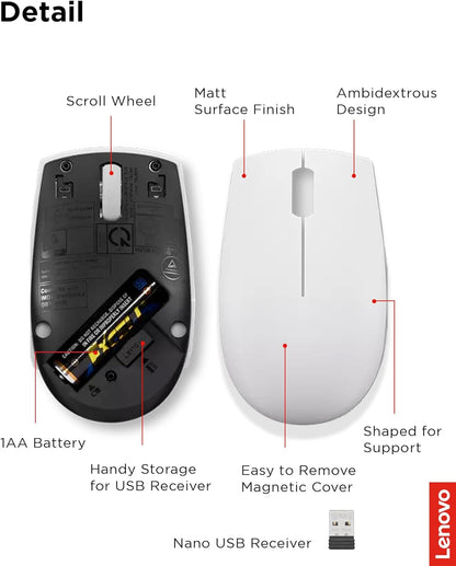 Lenovo GY51L15677 300 Wireless Compact Mouse